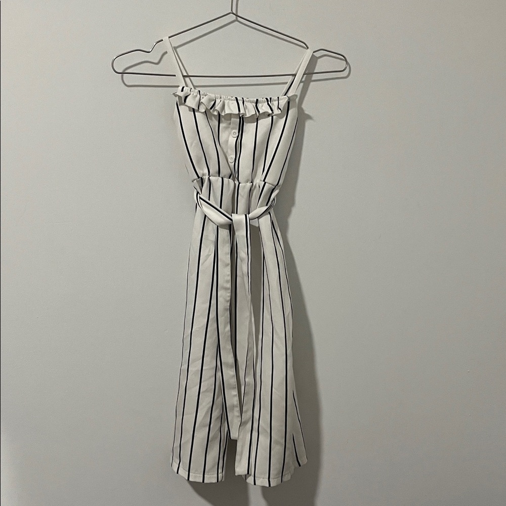Shein striped jumpsuit